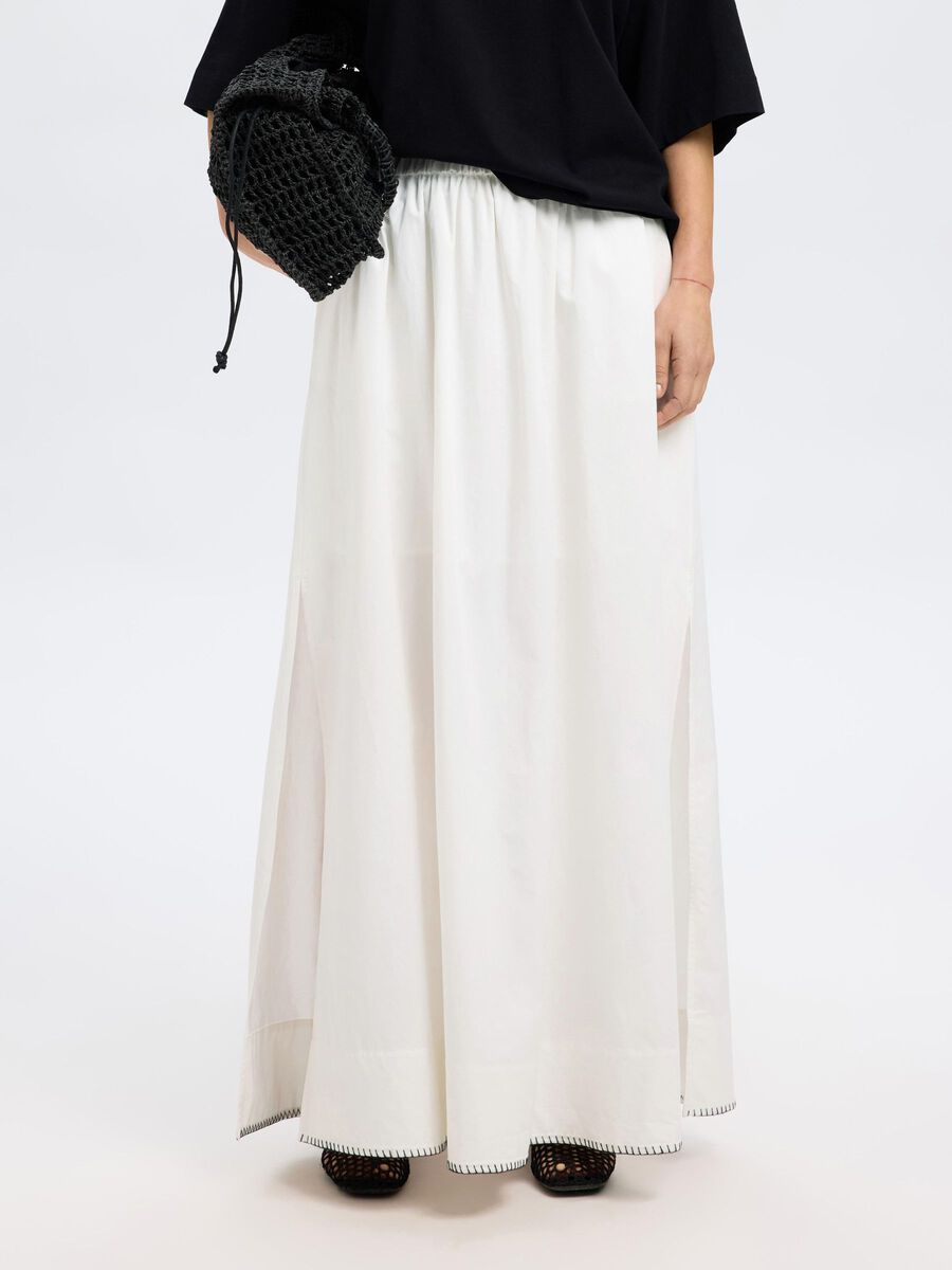 Selected COTTON MAXI SKIRT, Bright White, highres - 16097869_BrightWhite_1185706_003.jpg