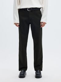 196 STRAIGHT FLEX CHINO, Black, highres