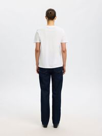 CLASSIC V-NECK T-SHIRT, Bright White, highres
