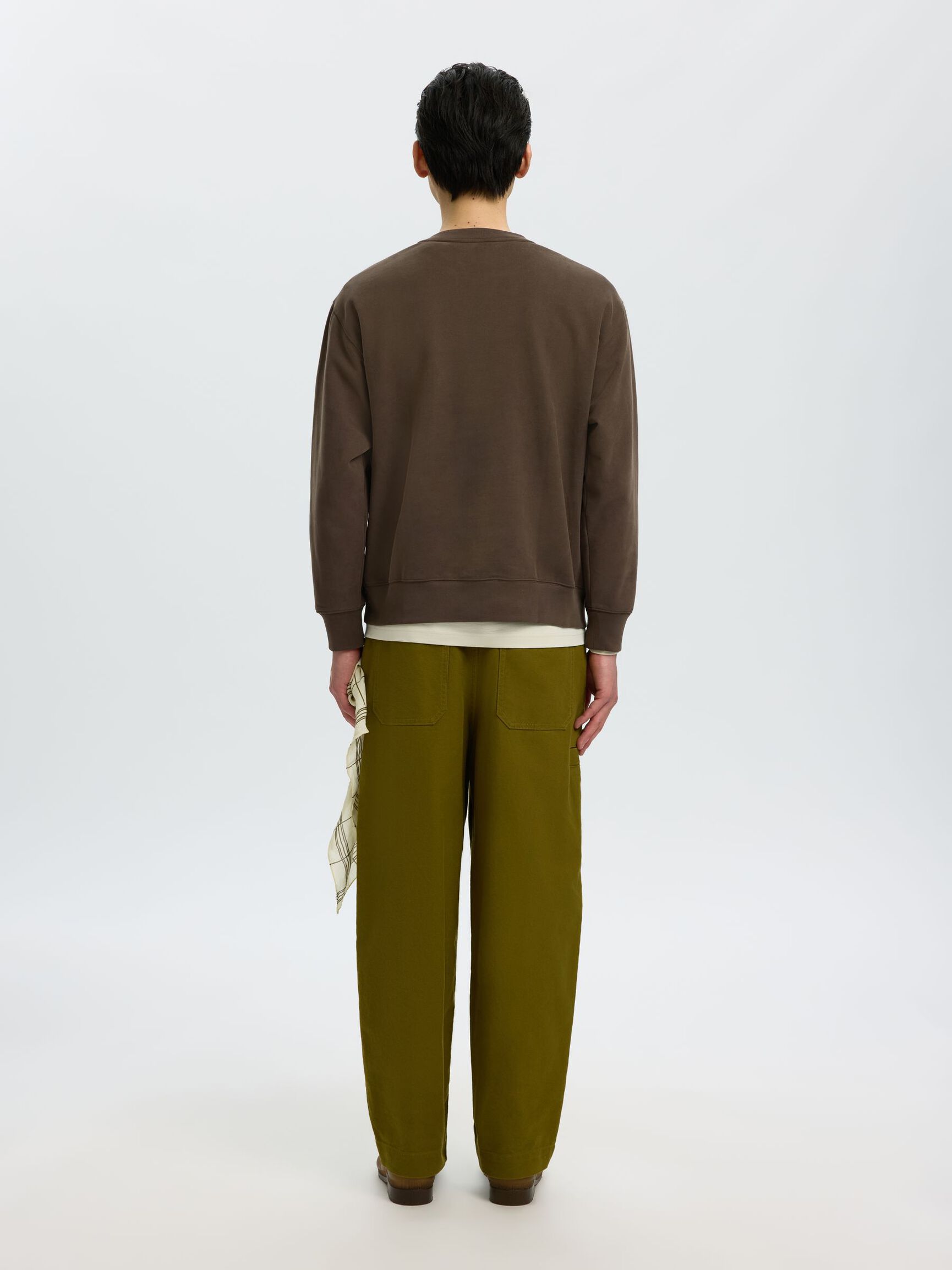 RELAXED FIT SWEATSHIRT, Turkish Coffee, highres