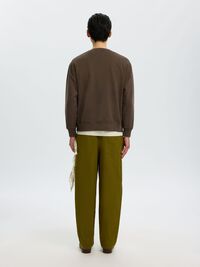 RELAXED FIT SWEATSHIRT, Turkish Coffee, highres