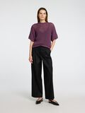 Selected LOOSE FIT STRIKKET TOPP, Plum Perfect, highres - 16097275_PlumPerfect_1179439_005.jpg