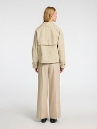 KORT TRENCHCOAT, Island Fossil, highres