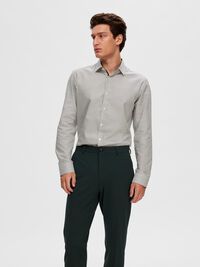 SLIM FIT SHIRT, White, highres