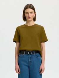 BOXY T-SHIRT, Fir Green, highres