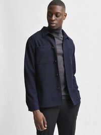 LONG-SLEEVED ROLL NECK PULLOVER, Antracit, highres