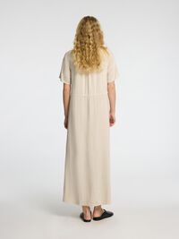KORTE MOUWEN BLOUSEJURK, Sandshell, highres