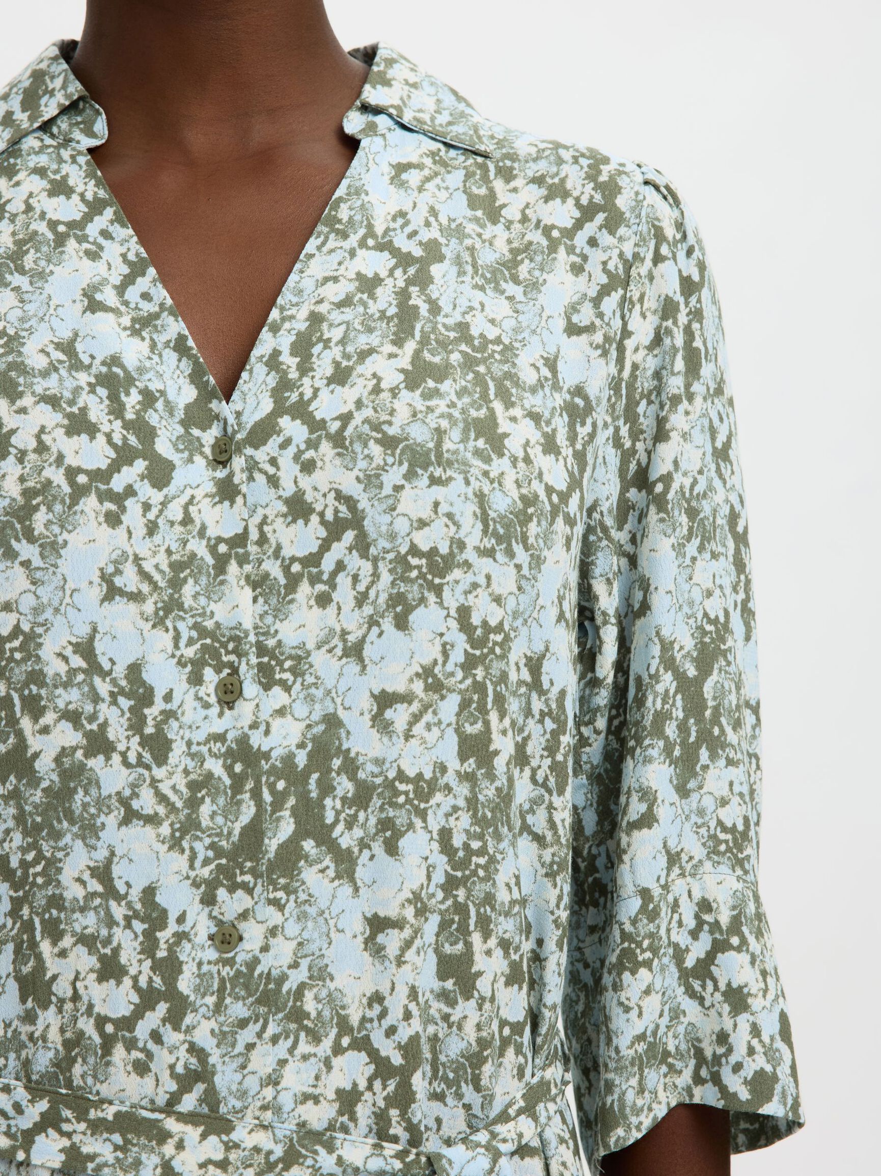 VESTITO LUNGO, Deep Lichen Green, highres