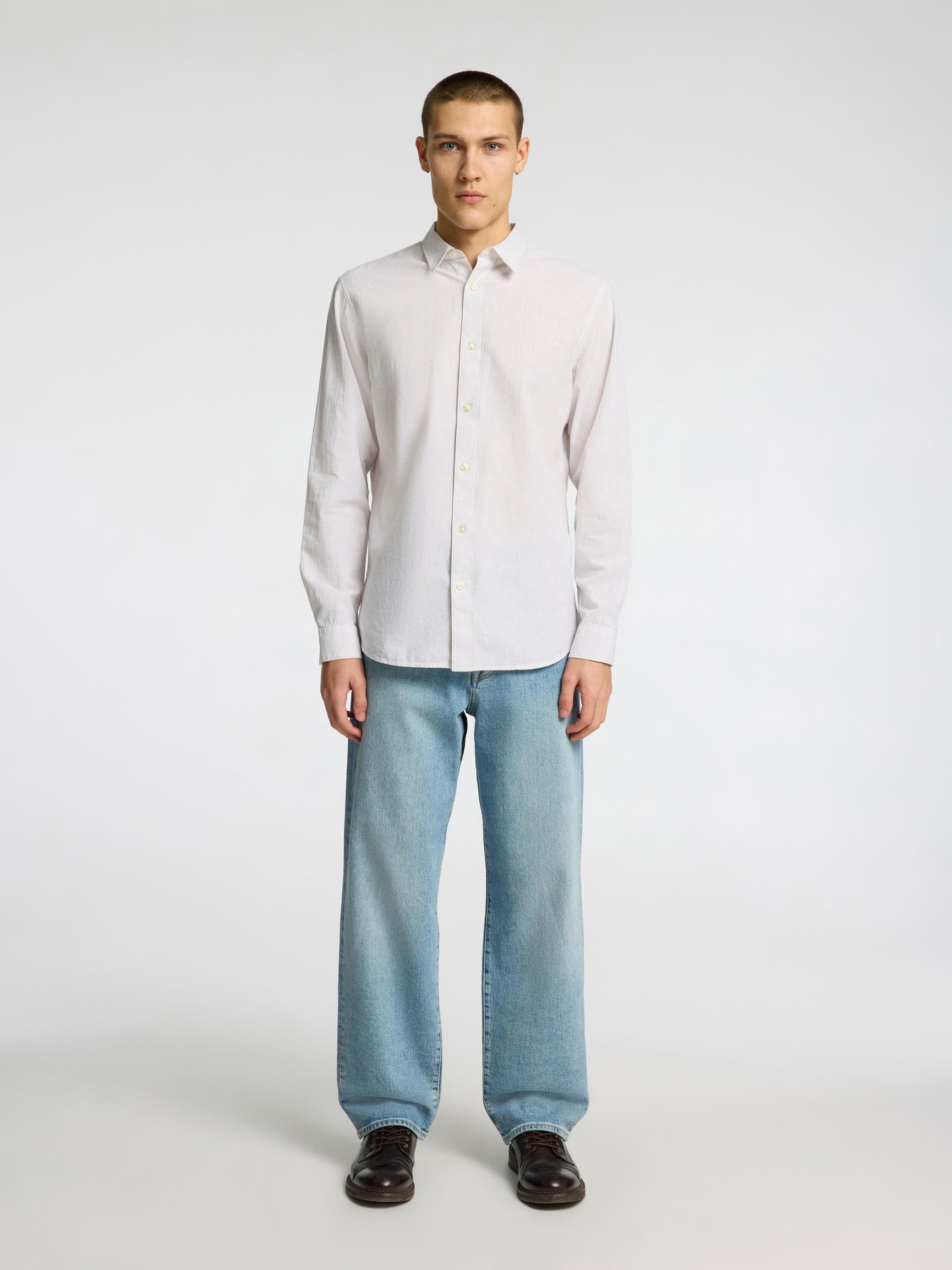 SLIM FIT HEMD, Pure Cashmere, highres
