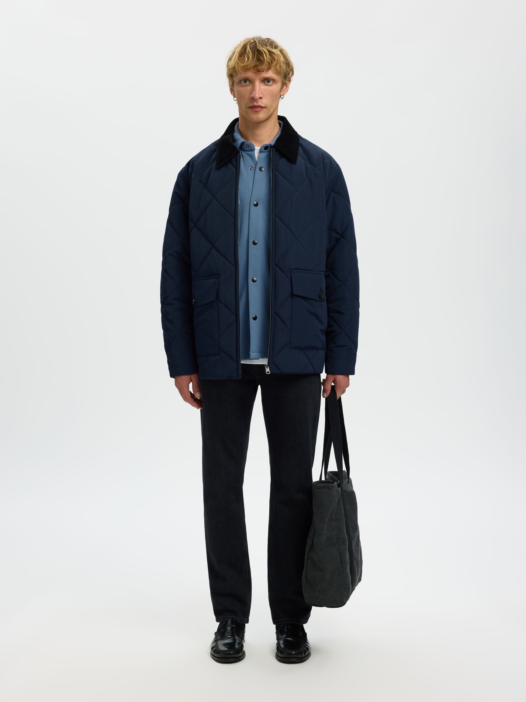 KLASSIEKE OVERSHIRT, Blue Mirage, highres