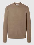 Selected RONDE HALS SWEATER, Morel, highres - 16092599_Morel_001.jpg