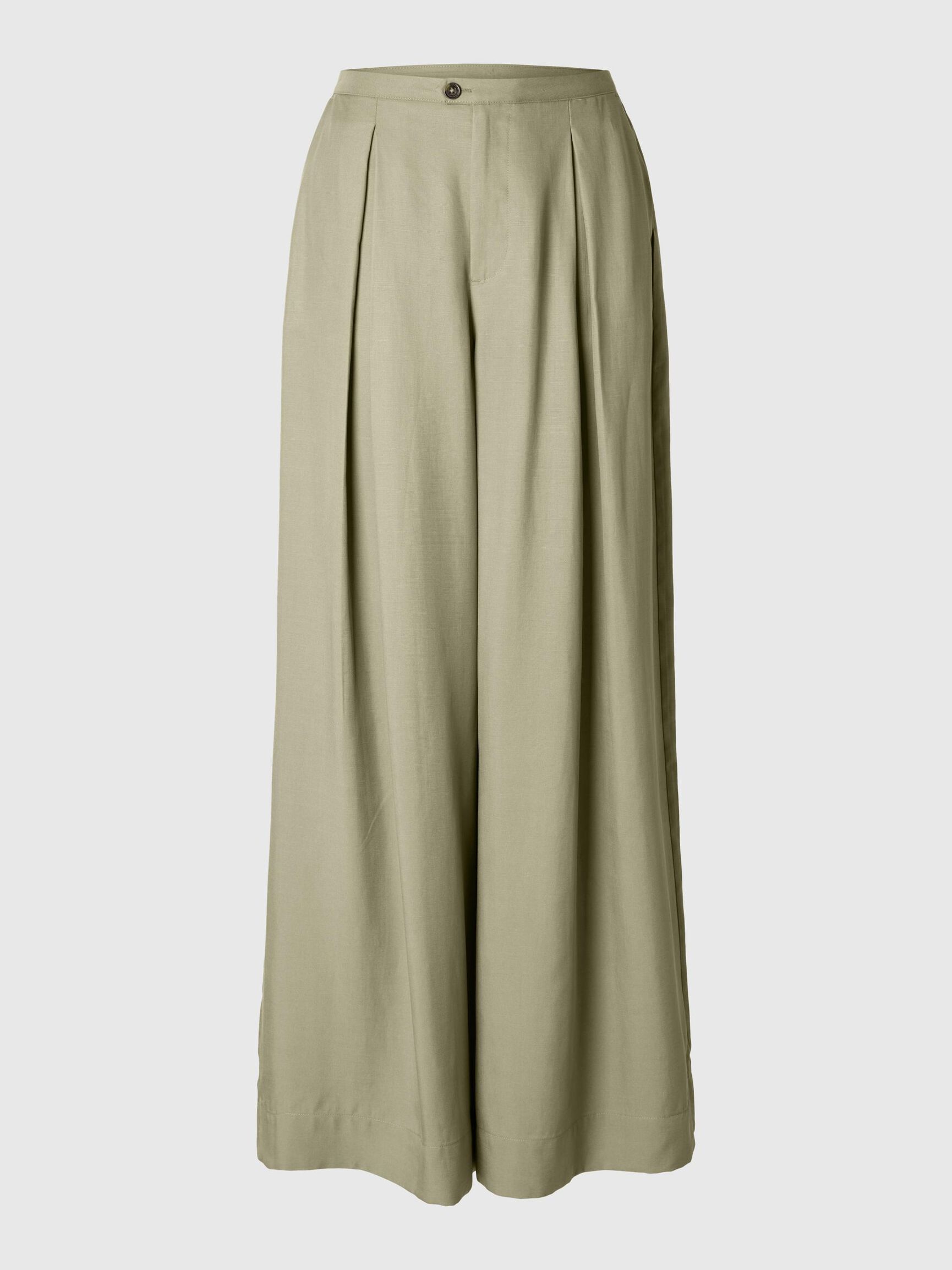 MID WAIST HOSE MIT WEITEM BEIN, Vetiver, highres