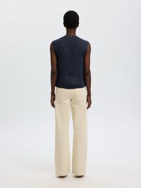 OVERSIZED FIT MOUWLOOS HEMD, Dark Sapphire, highres