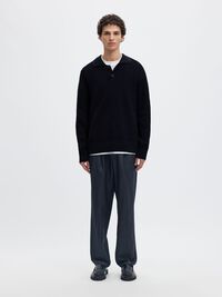RIBBED PULLOVER, Sky Captain, highres