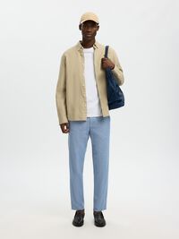 PANTALONI, Cashmere Blue, highres