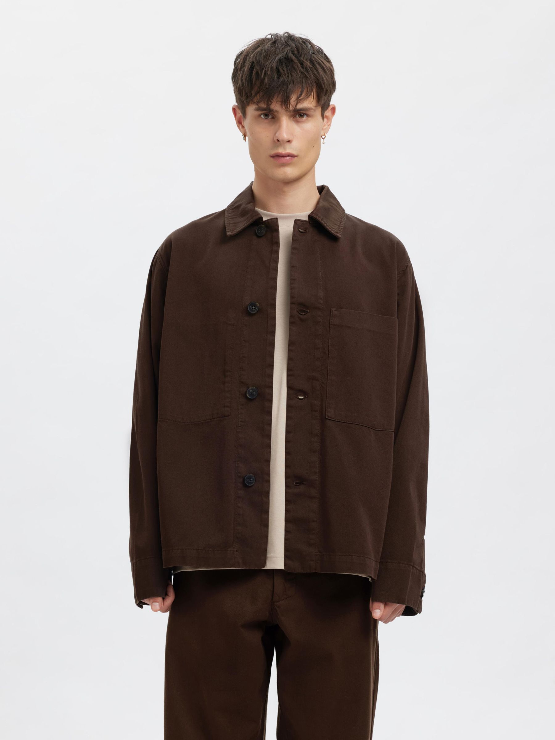 RELAXED FIT OVERSHIRT, Delicioso, highres