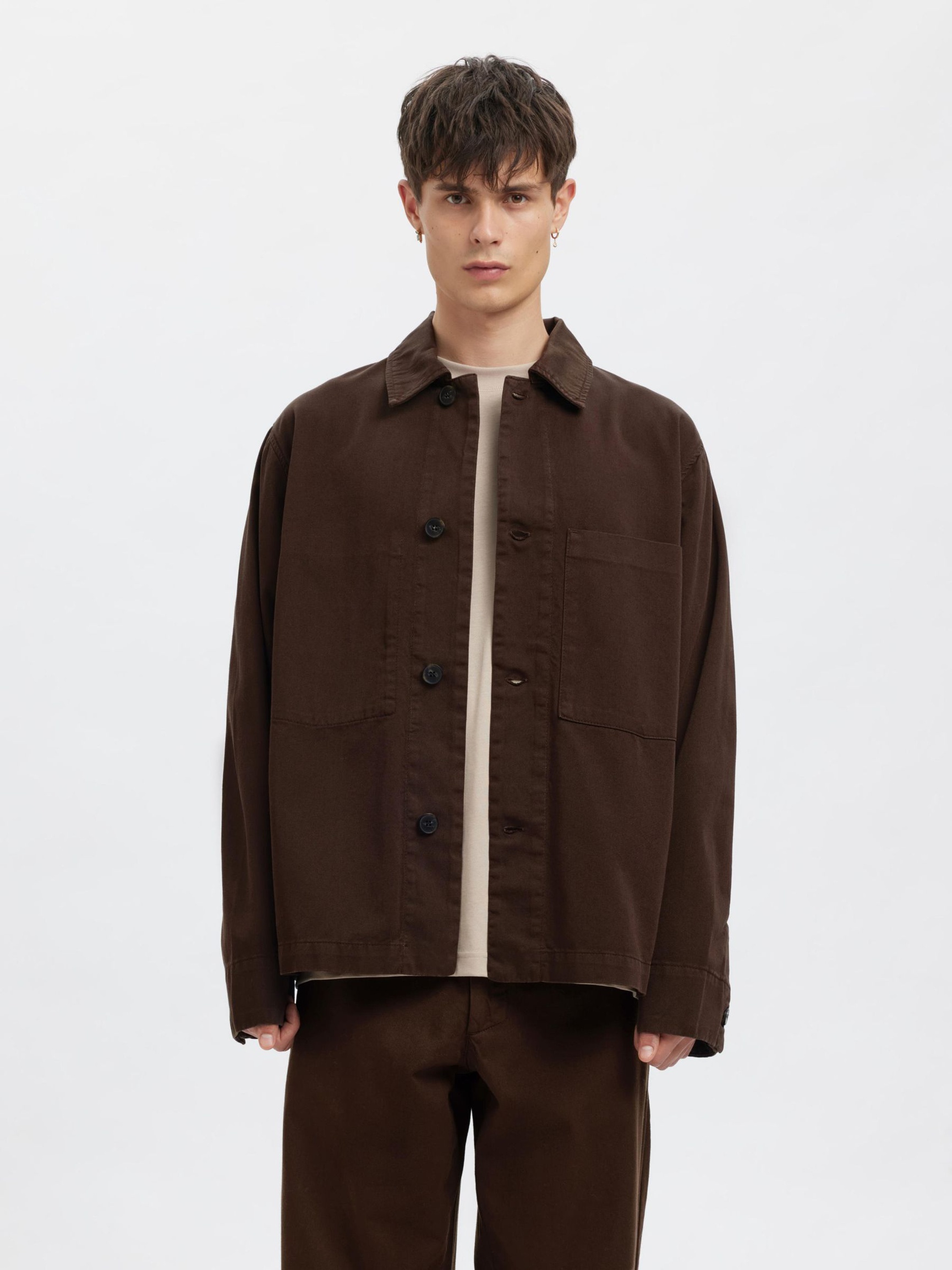RELAXED FIT OVERSHIRT, Delicioso, highres