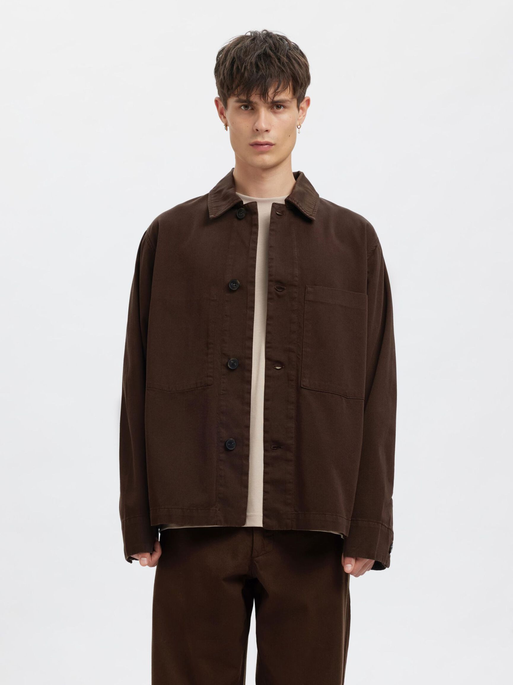 RELAXED FIT OVERSHIRT, Delicioso, highres