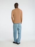 Selected 100% MERINO WOOL CREWNECK JUMPER, Chipmunk, highres - 16097826_Chipmunk_004.jpg