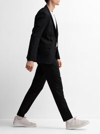 SLIM FIT HOSE, Black, highres