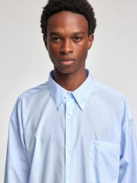 RELAXED FIT SHIRT, Cashmere Blue, highres