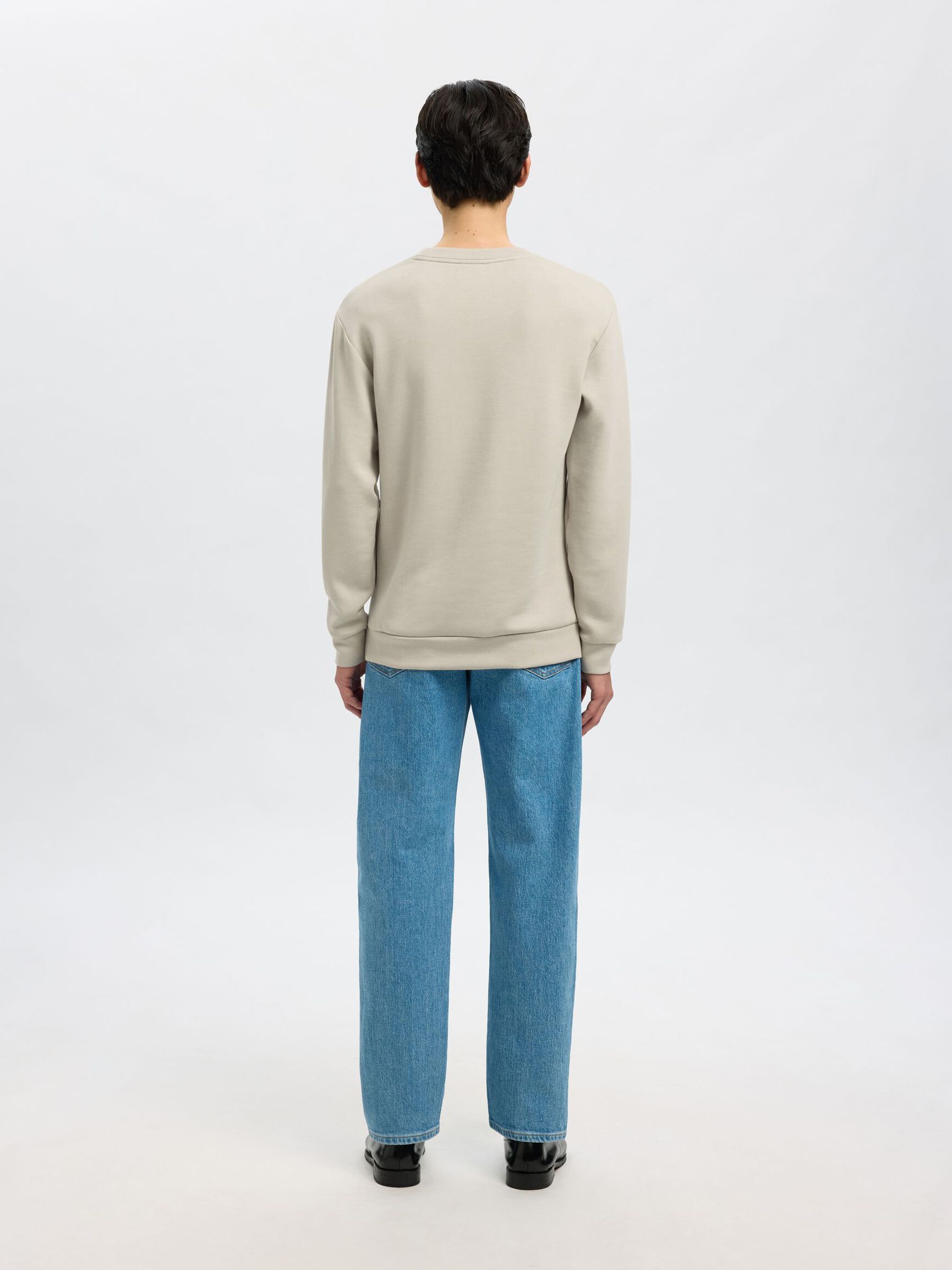 VISCOSE MÉLANGÉE SWEAT-SHIRT, Pure Cashmere, highres