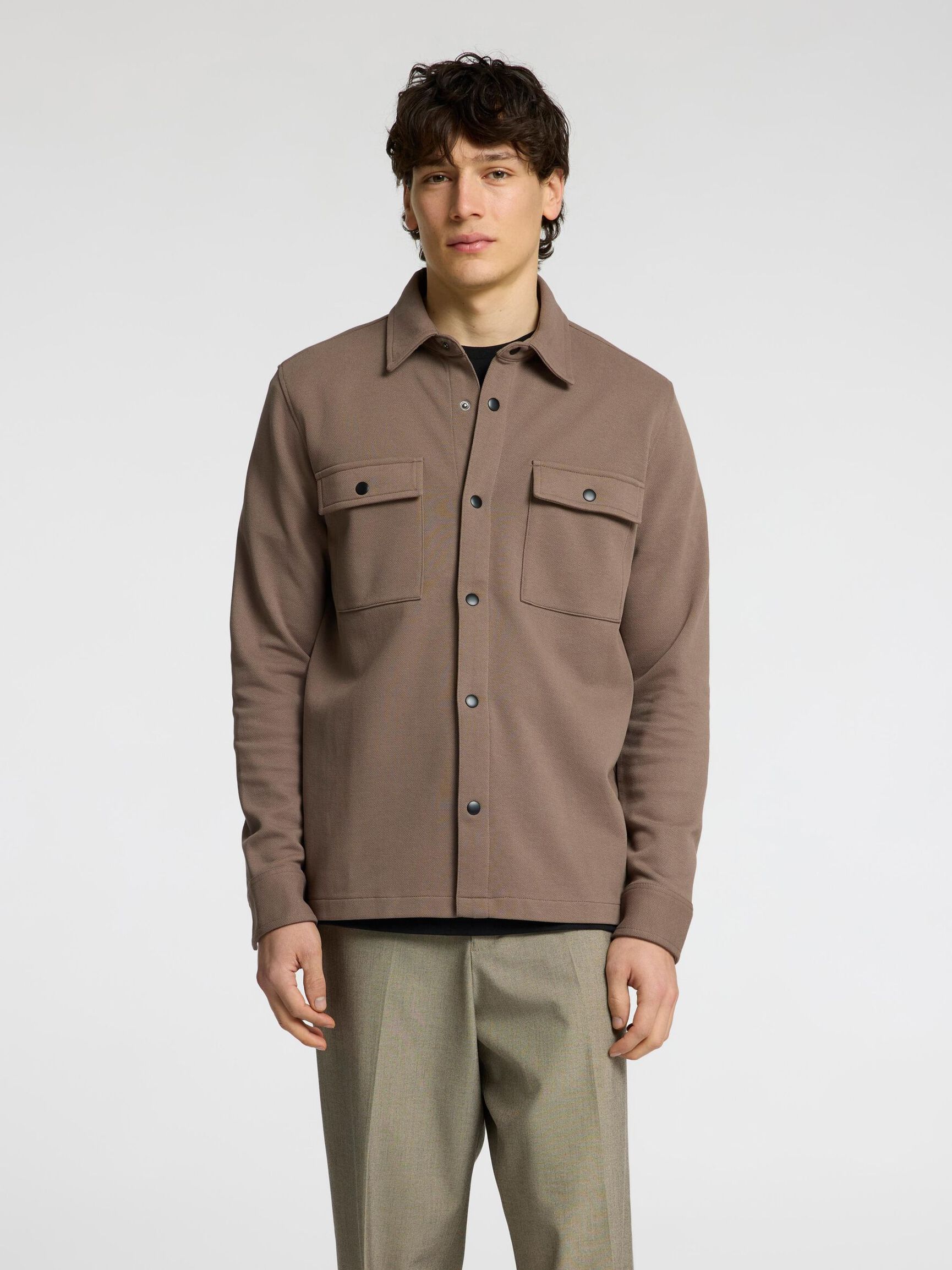 KLASSISCHES OVERSHIRT, Morel, highres