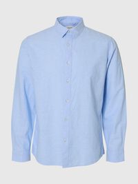 LONG SLEEVED SHIRT, Cashmere Blue, highres