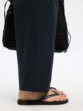Selected COTTON BARREL FIT TROUSERS, Black, highres - 16097727_Black_006.jpg