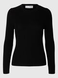 Selected WOLMIX GEBREIDE TOP, Black, highres - 16097161_Black_001.jpg