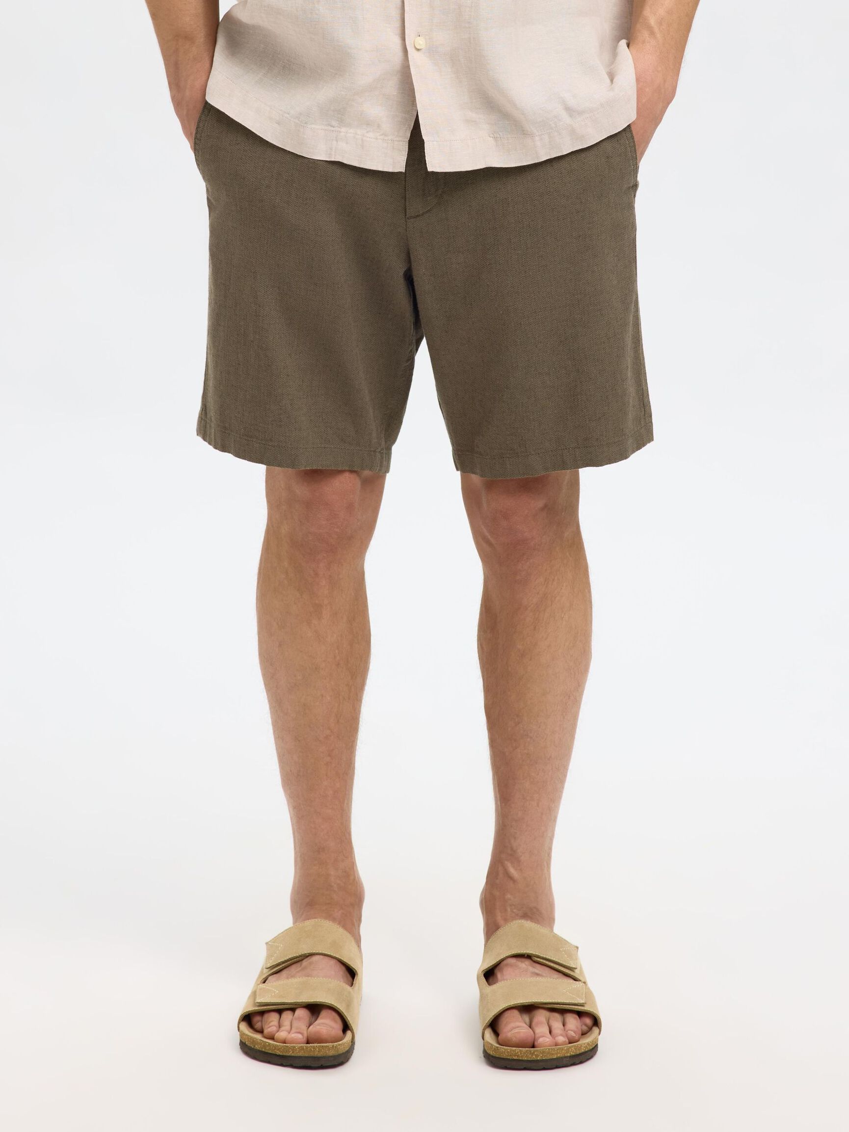 COMFORT FIT SHORTS, Forest Night, highres