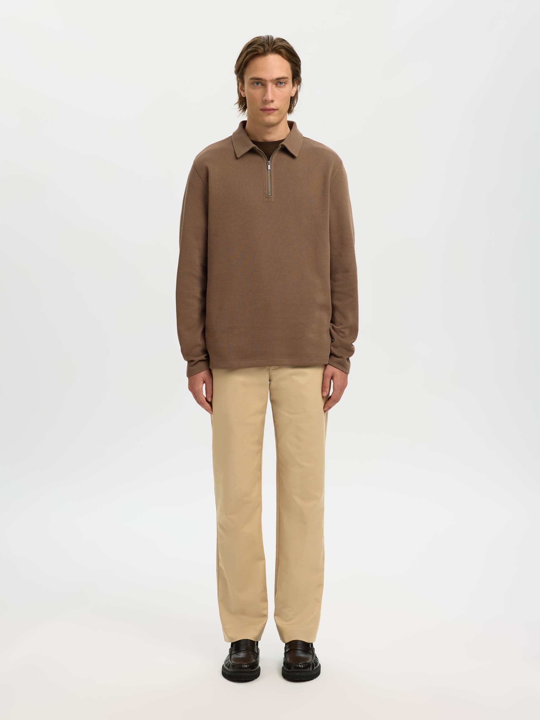 STRAIGHT FIT CHINOS, Incense, highres
