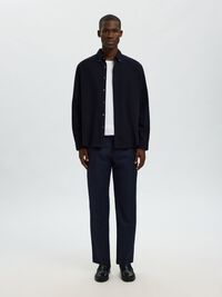 100% COTTON BUTTON-DOWN SHIRT, Sky Captain, highres