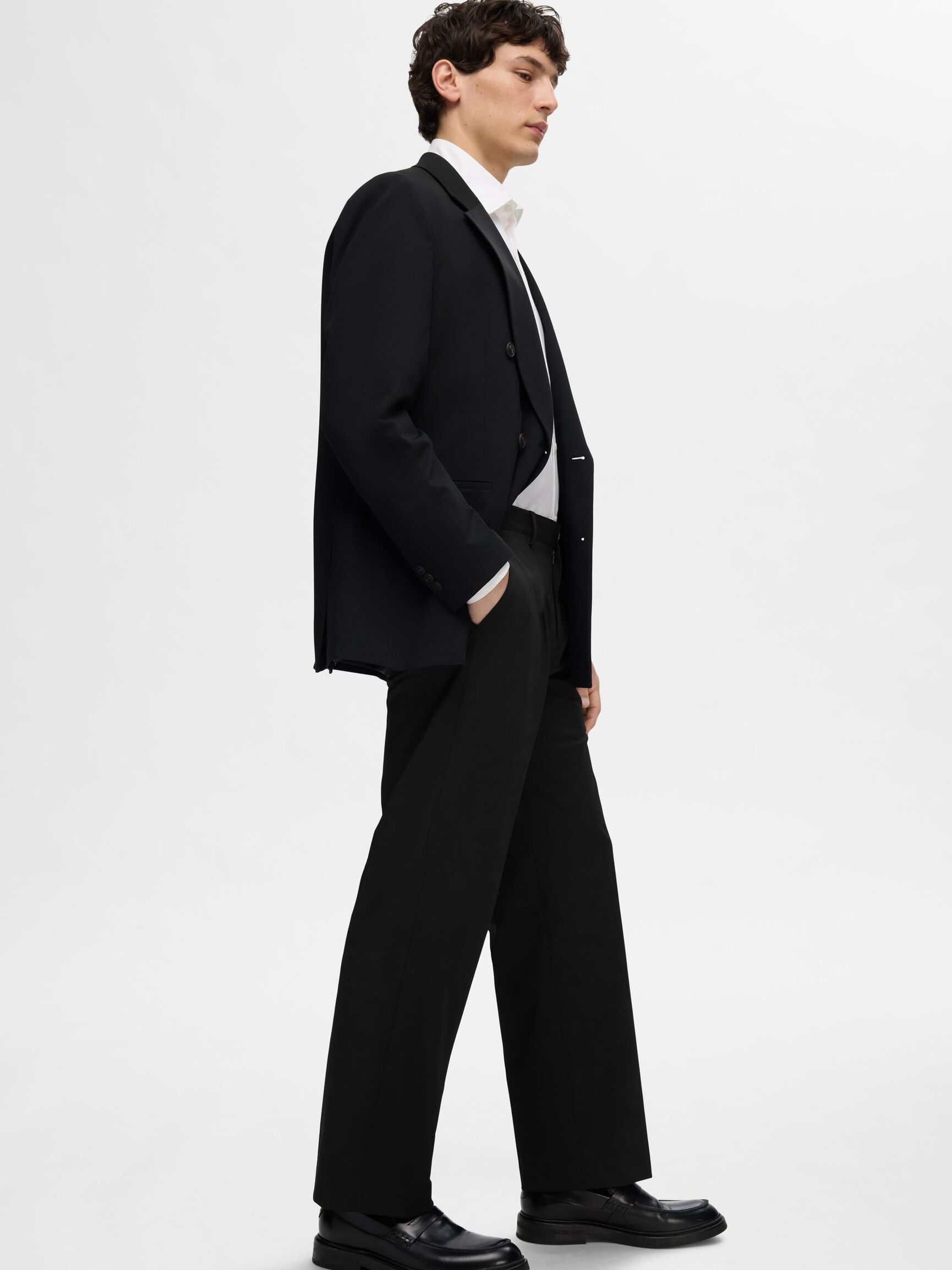 LOOSE FIT HOSE, Black, highres