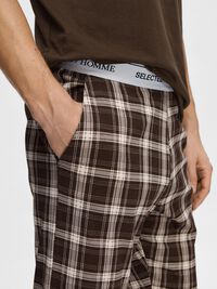 SHORT-SLEEVED LOUNGEWEAR SET, Coffee Bean, highres
