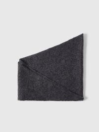 100% CASHMERE SCARF, Dark Grey Melange, highres