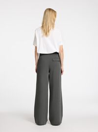 HIGH WAIST HOSE MIT WEITEM BEIN, Volcanic Ash, highres