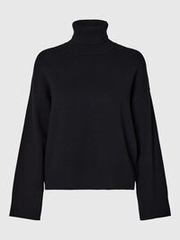 DZIERGANY SWETER, Black, highres