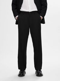 LOOSE FIT TROUSERS, Black, highres