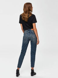 COTTON T-SHIRT, Black, highres