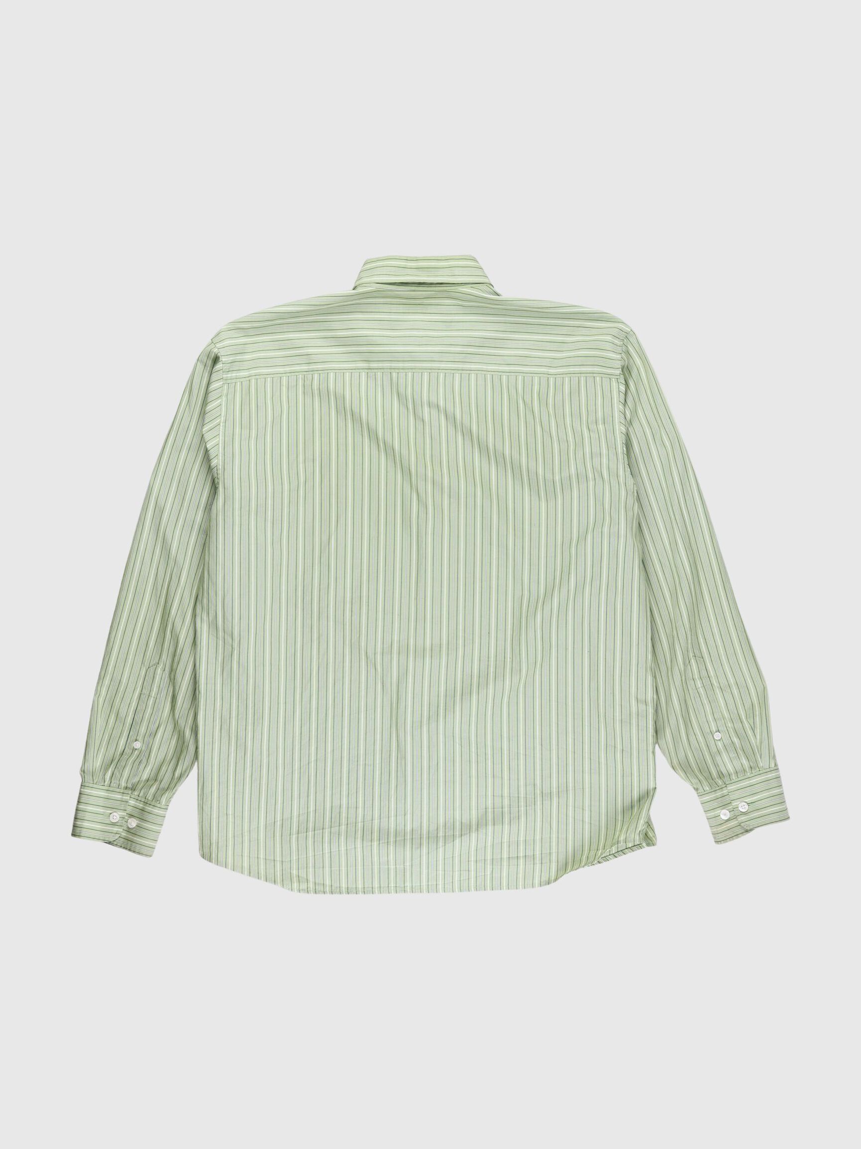 RELAXED FIT BUTTON-DOWN SHIRT, Iceberg Green, highres