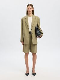 COTTON OVERSIZED T-SHIRT, Egret, highres