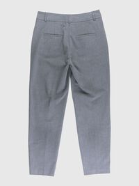 CROPPED TAPERED BUKSER, Medium Grey Melange, highres