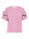 Selected VOLANTE DE ALGODÓN CAMISETA, Sweet Lilac, highres - 16079837_SweetLilac_001.jpg