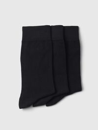 3-PACK SOCKS, Black, highres