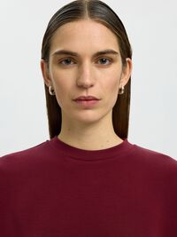 OVERSIZED T-SHIRT, Tawny Port, highres