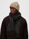 Selected WOOL BLEND KNITTED BEANIE, Greige, highres - 16075397_Greige_003.jpg