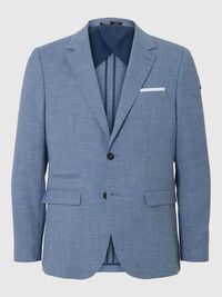 SLIM FIT EINREIHIGER BLAZER, Stonewash, highres