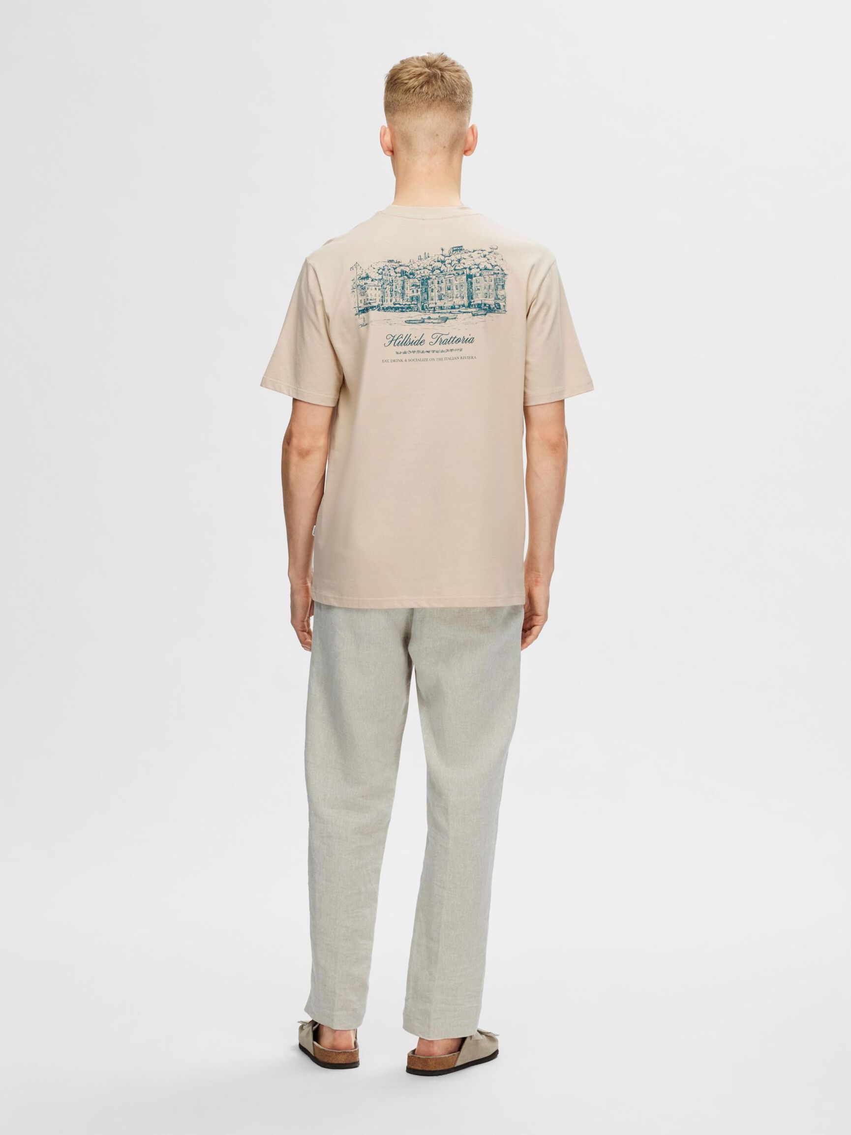 IMPRIMÉ EN COTON T-SHIRT, Fog, highres