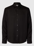 Selected RELAXED FIT SATIN SHIRT, Black, highres - 16095736_Black_001.jpg